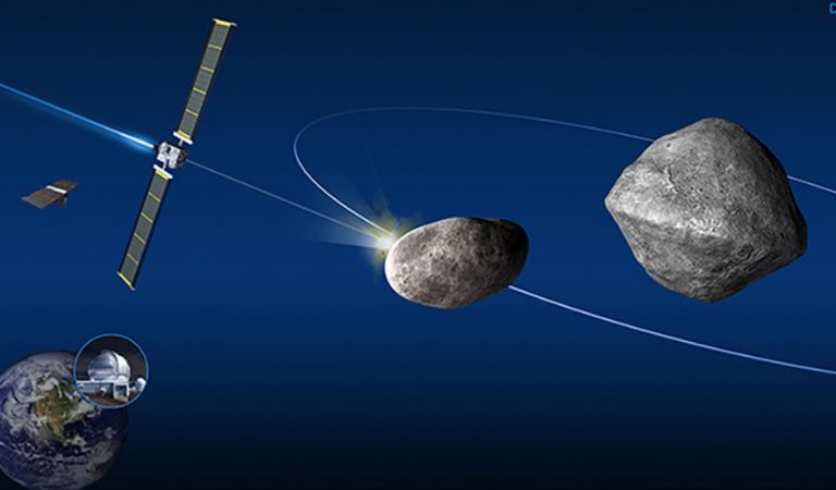 NASA logró impactar nave DART contra asteroide
