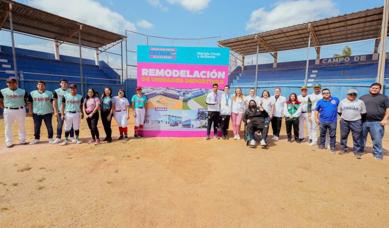 “Con la remodelación de unidades deportivas enchularemos Mérida”: Cecilia Patrón