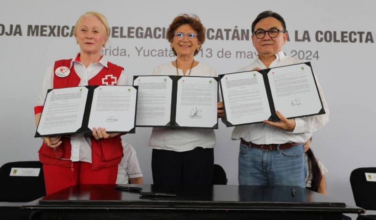 Yucatán y la Cruz Roja Mexicana suman esfuerzos en beneficio de los yucatecos